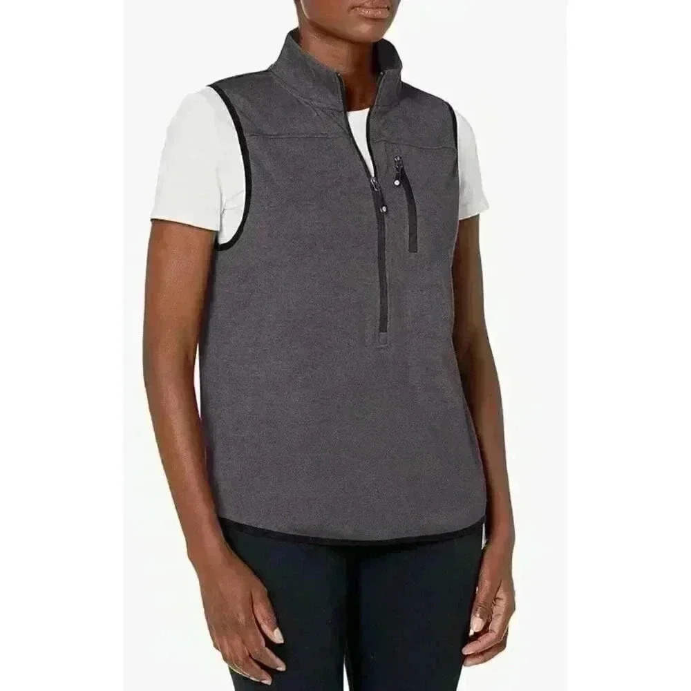 HI-TEC Women's Josephine Solar-tec Lightweight 1/2 Zip Vest, XS